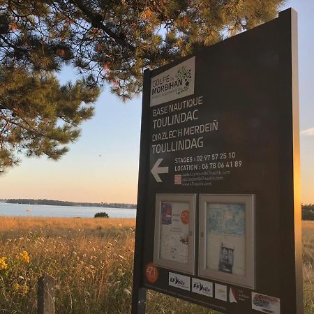 Maison Vue Mer Dans Le Golfe Du Morbihan Baden Exterior foto